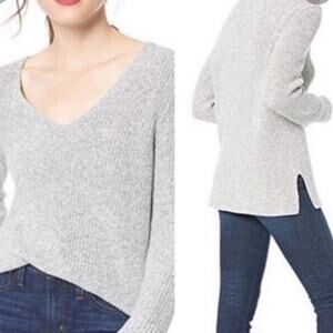 JCREW MERCANTILE Gray Cotton Casual Pullover Winter Sweater ~ Womens Size SMALL